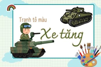 Top 60+ Mẫu tranh tô màu xe tăng dũng mãnh cho bé sáng tạo