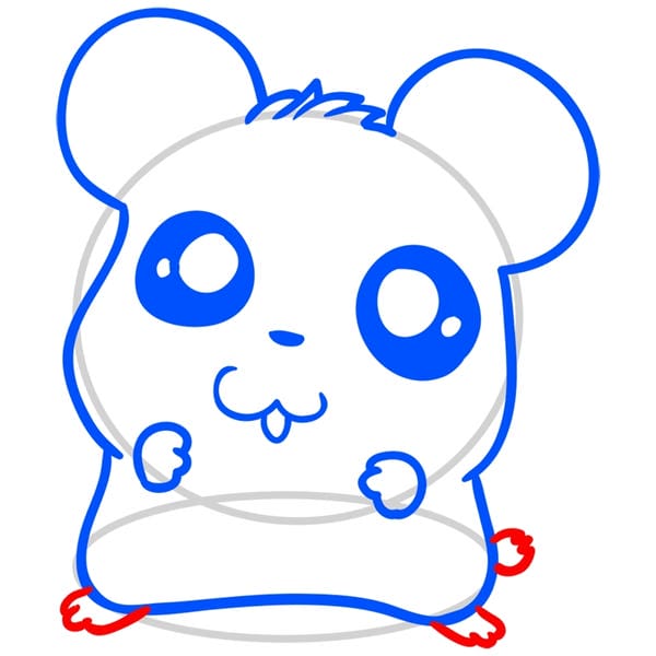 vẽ chuột hamster cute 4