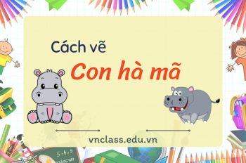 3 cách vẽ con hà mã ngộ nghĩnh chỉ với vài nét cơ bản