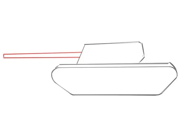 cách vẽ hình xe tăng 3