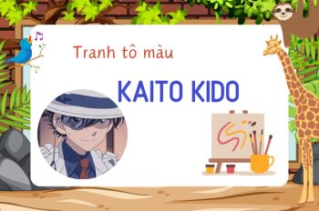 Khám phá bộ sưu tập tranh tô màu Kaito Kid độc đáo nhất