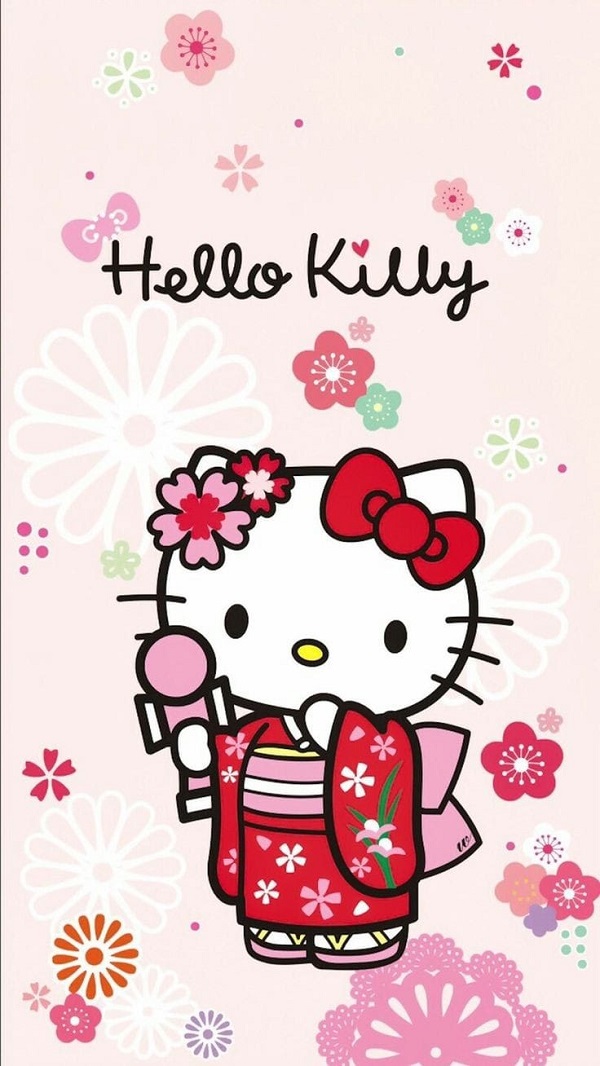 background iphone hình nền hello kitty