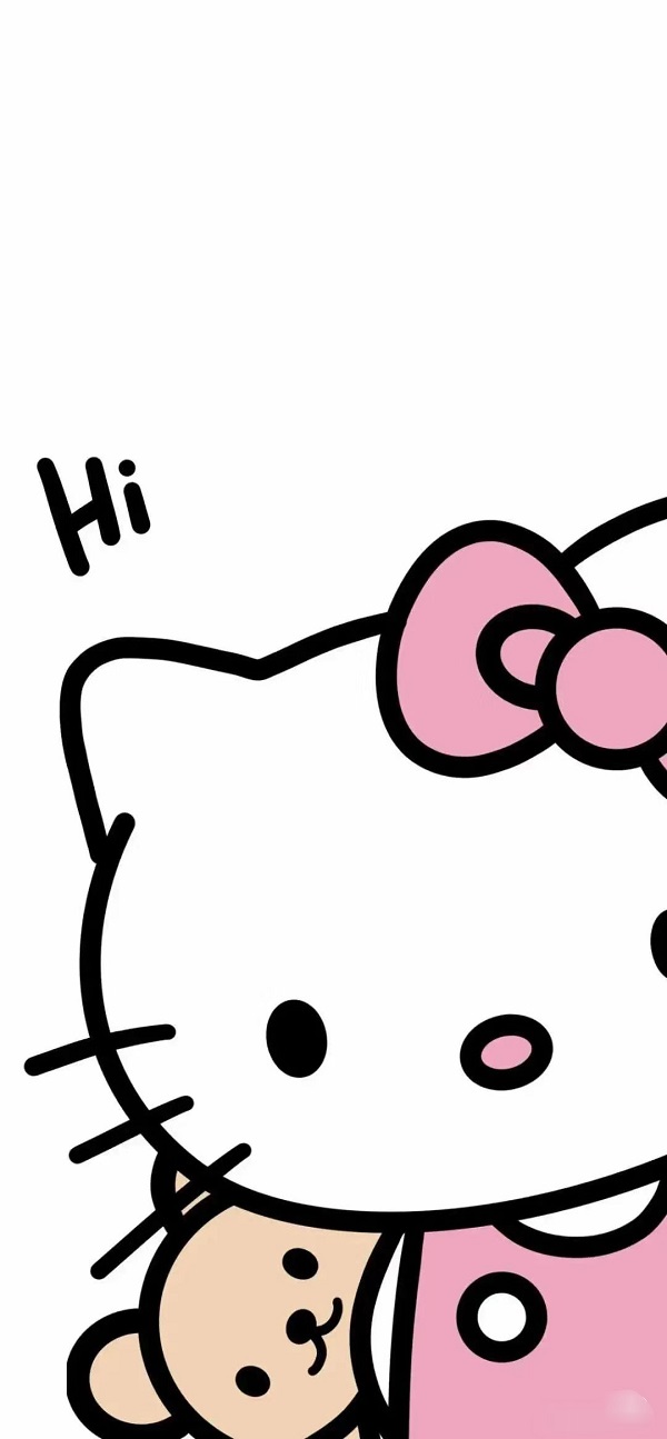 hình nền hello kitty màu hồng