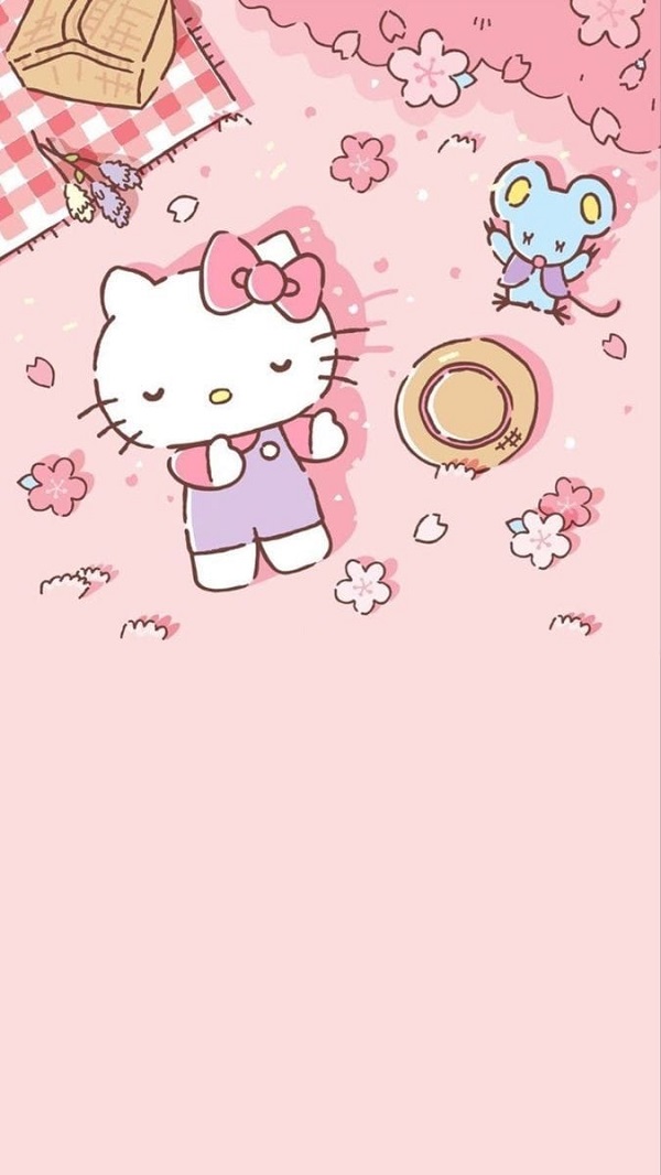 iphone hình nền hello kitty