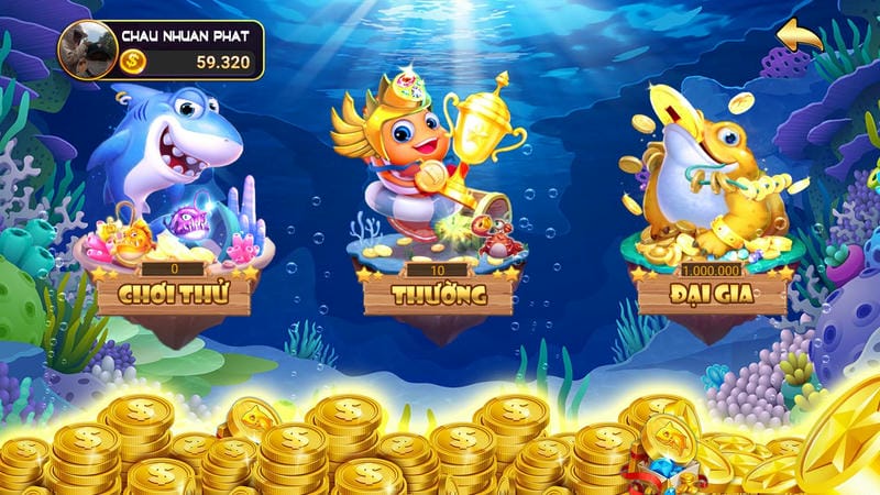 Phần thưởng jackpot khổng lồ trong bắn cá online đổi thưởng chờ bạn chinh phục.