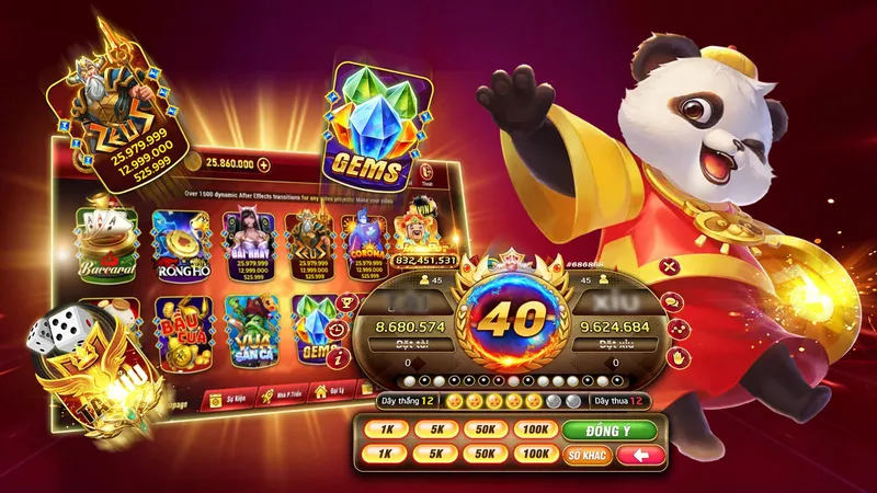 Hình ảnh người chơi quay game nổ hũ với giao diện đầy màu sắc