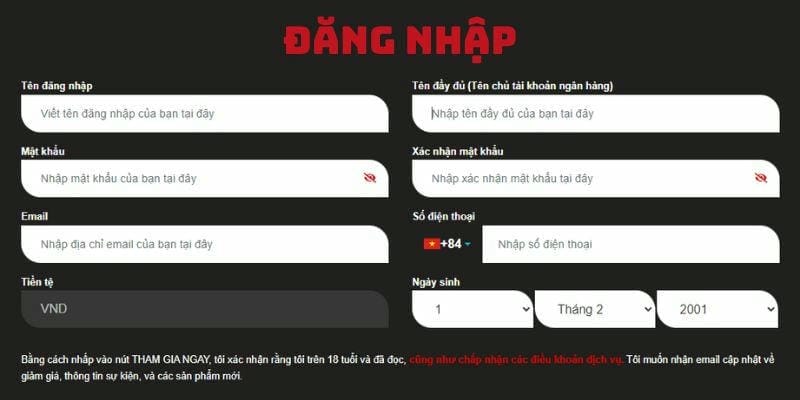  Giao diện rút tiền tại WIN456, cần nhập đúng thông tin.