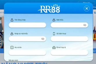 Hướng dẫn các bước đăng ký tài khoản tại RR88