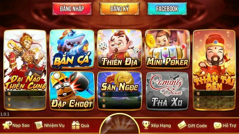 Kho game đa dạng tại Rikvip, từ tài xỉu đến nổ hũ đỉnh cao.
