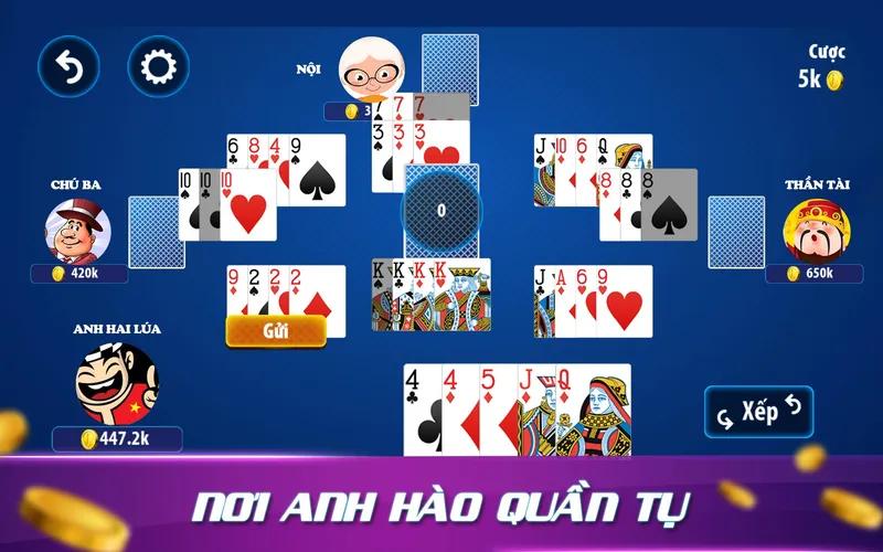  Giao diện game bài tại nhà cái 78WIN, hỗ trợ kiểm soát tâm lý.