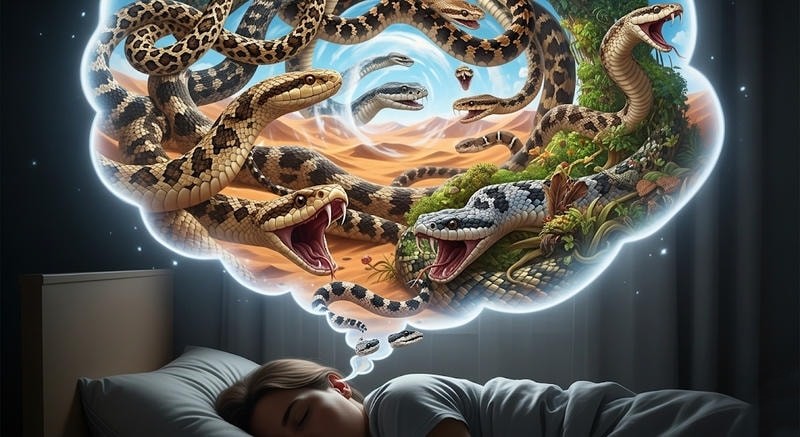 Các trường hợp mơ thấy rắn và ý nghĩa của nó