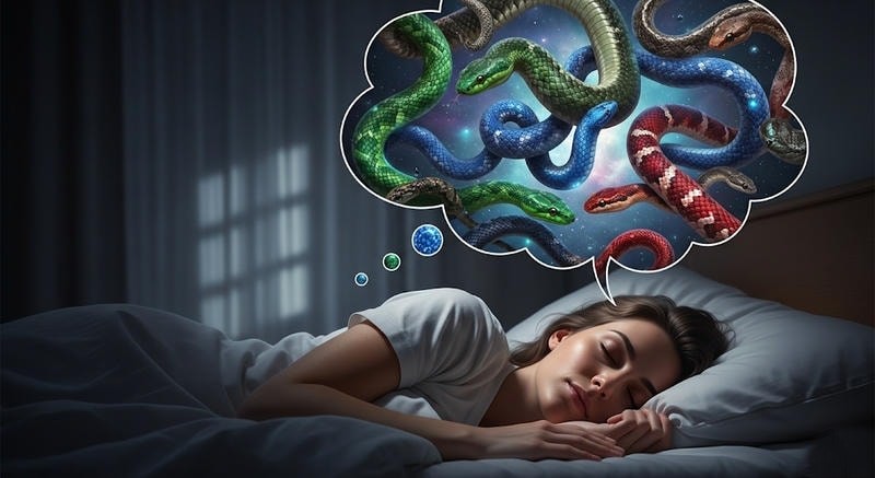 Rắn trong giấc mơ: Biểu tượng của điều lành hay dữ?