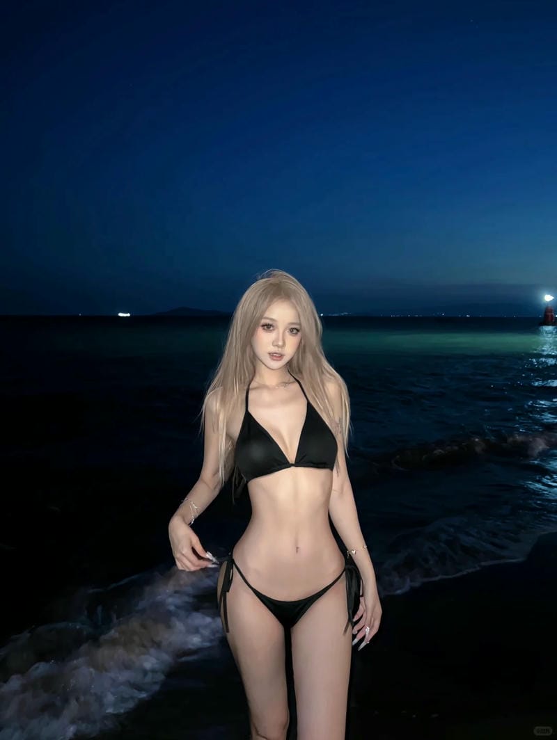 bikini đen 1