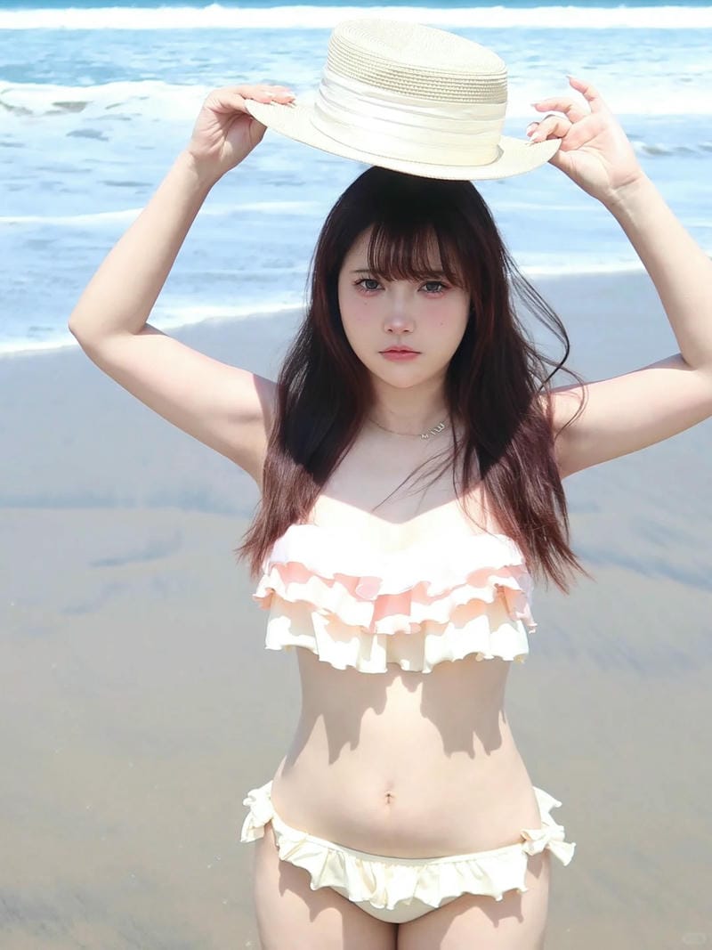 gái lớp 7 mặc bikini 12