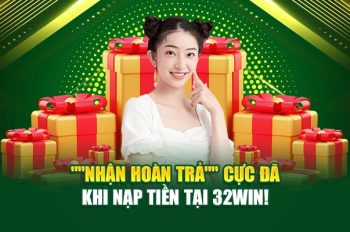“Nhận hoàn trả” cực đã khi nạp tiền tại 32win!