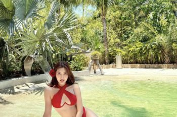 Cư dân mạng bùng nổ trước 290+ ảnh Thúy Ngân bikini sexy