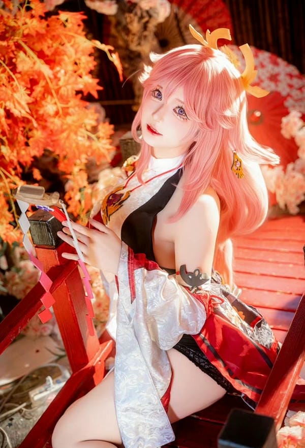 cosplay yae miko 1