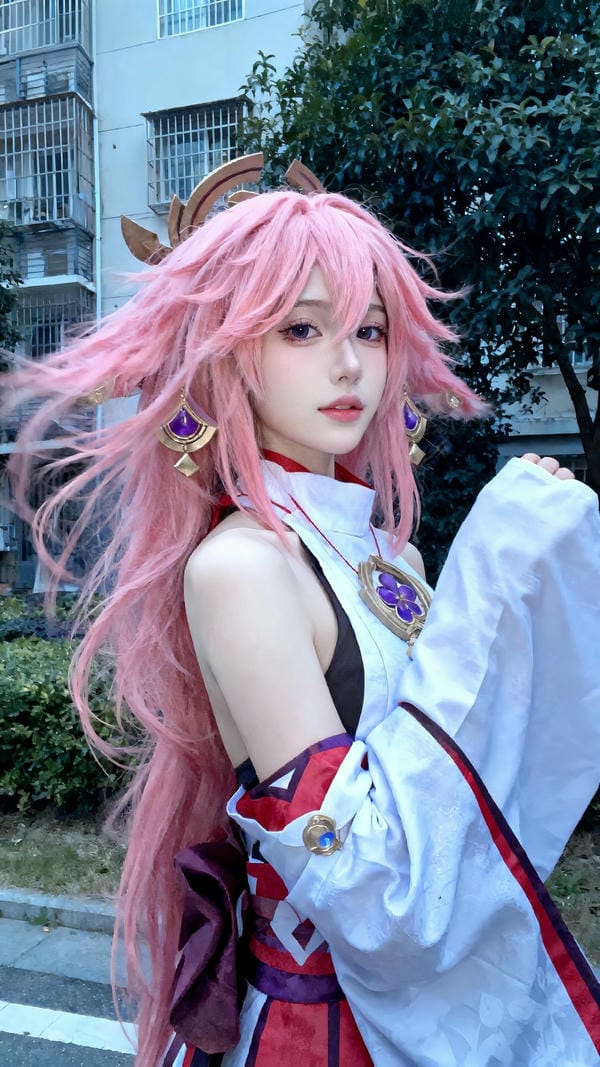 cosplay yae miko 10