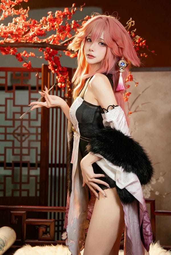 cosplay yae miko 12