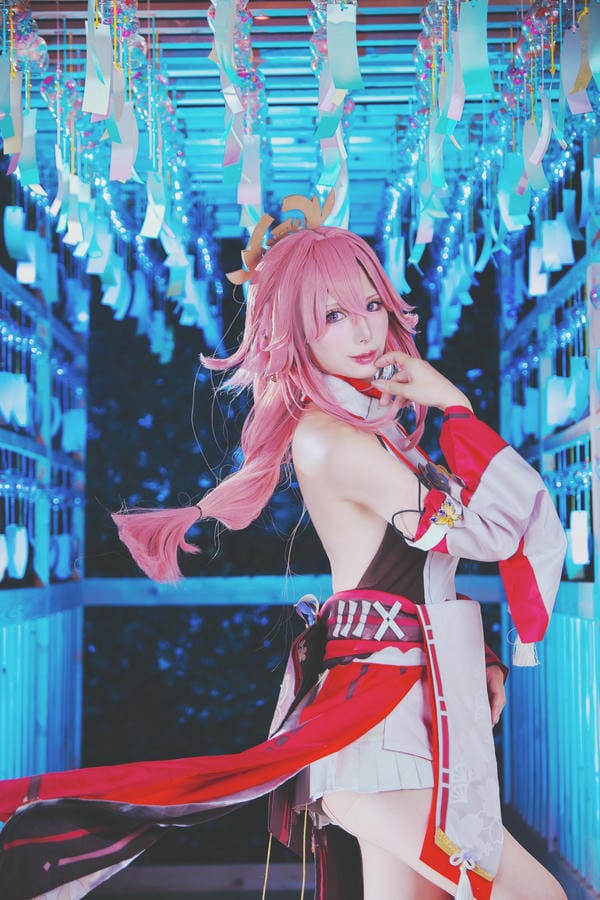 cosplay yae miko 26