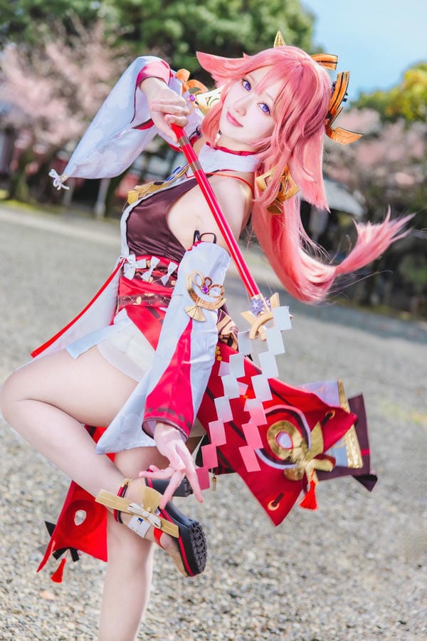 cosplay yae miko 29