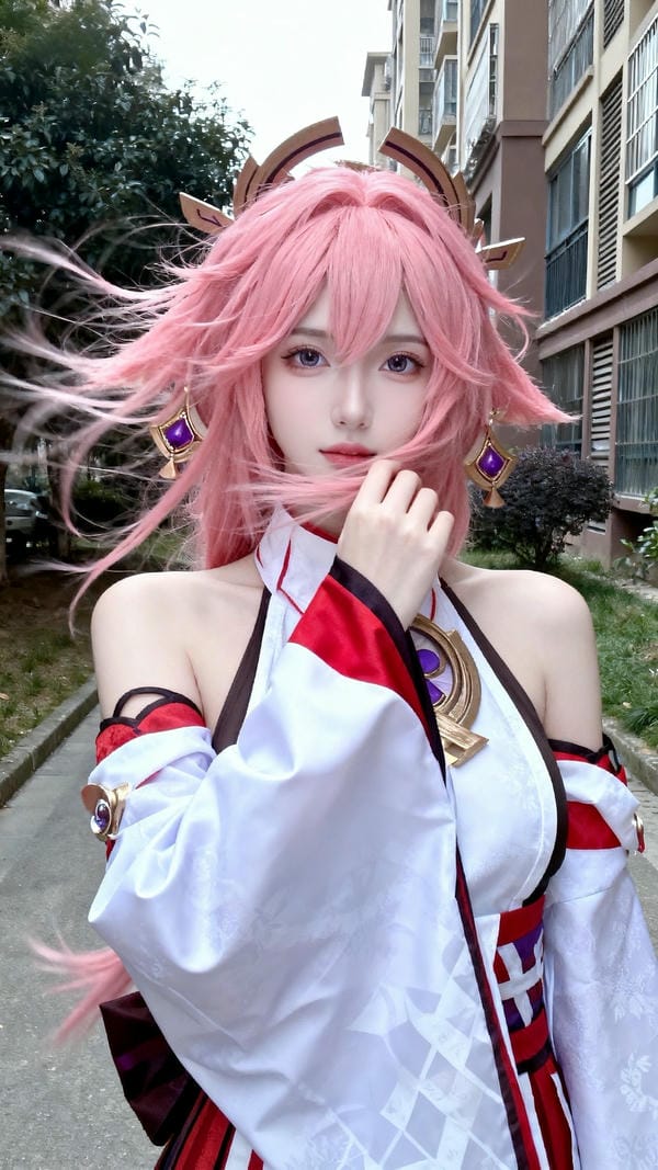 cosplay yae miko 9