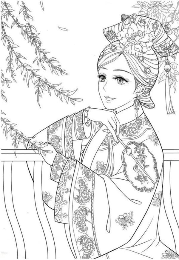 vẽ tranh anime cổ trang 14