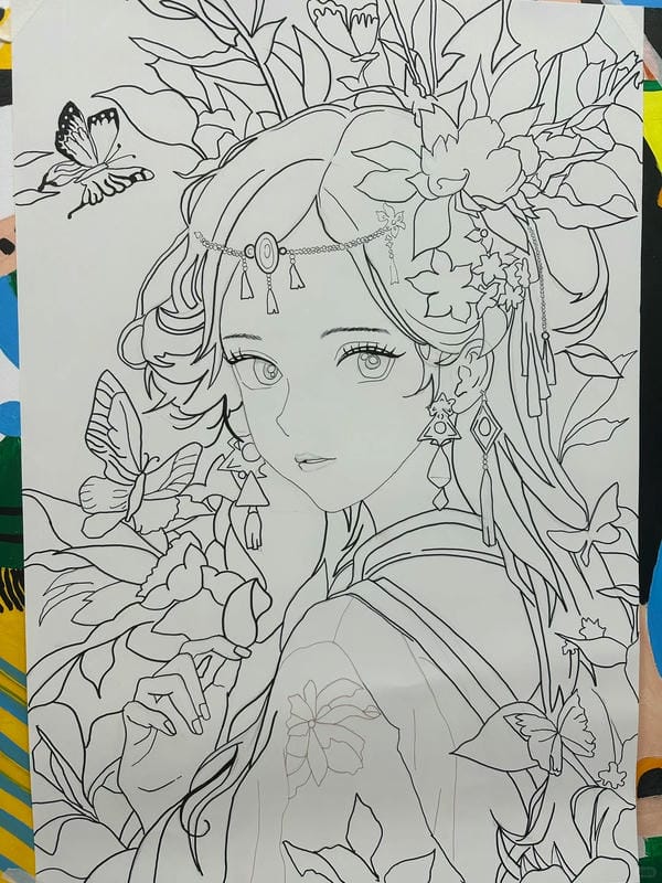 vẽ tranh anime cổ trang 19