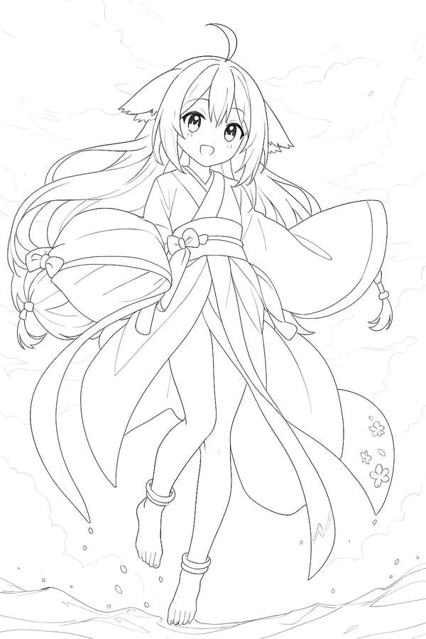 vẽ tranh anime cổ trang 20