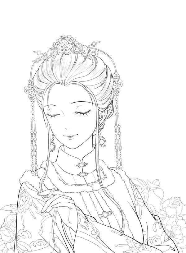 vẽ tranh anime cổ trang 6