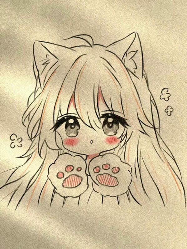 vẽ tranh anime cute 11