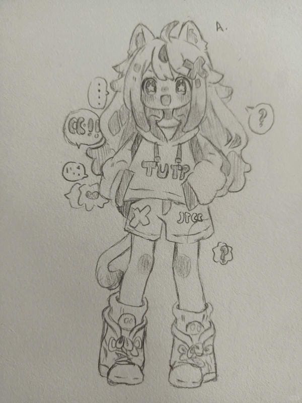 vẽ tranh anime cute 16