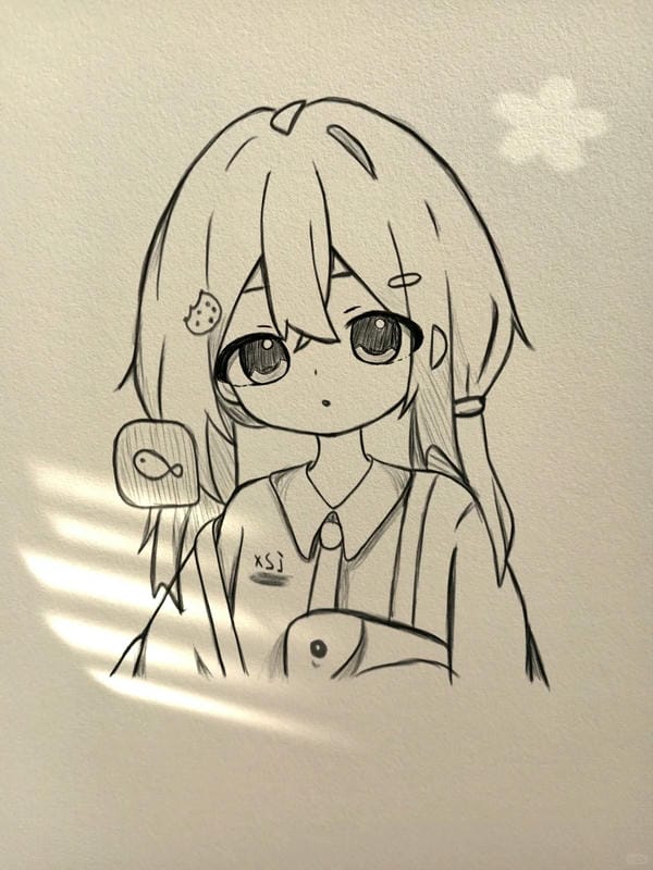 vẽ tranh anime cute 17