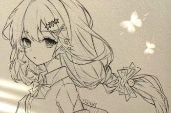 128+ Hình vẽ tranh anime nữ bằng bút chì say đắm lòng người