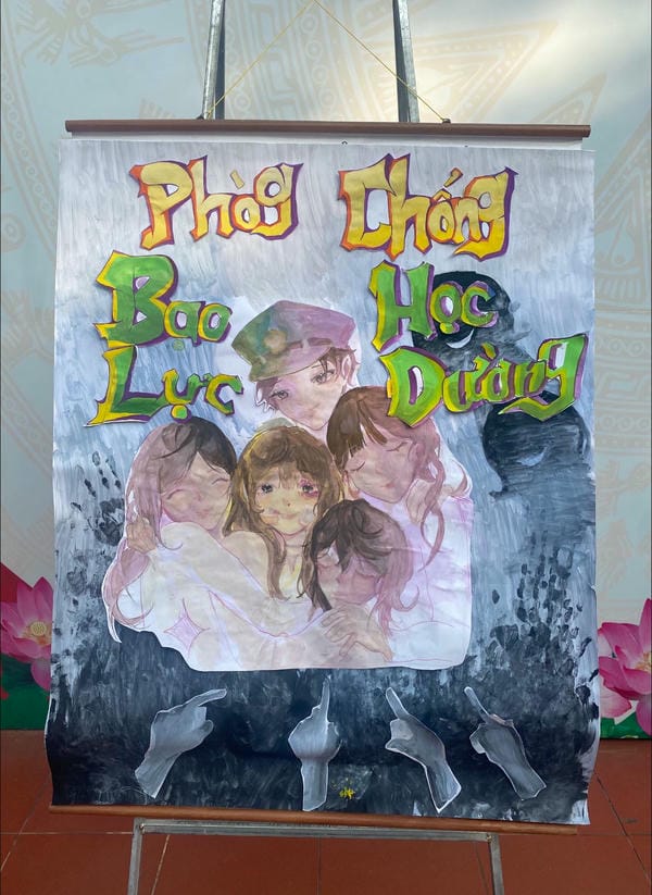 vẽ tranh bạo lực học đường 26