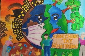 160+ Bài vẽ tranh bảo vệ môi trường bằng giấy a3 ấn tượng