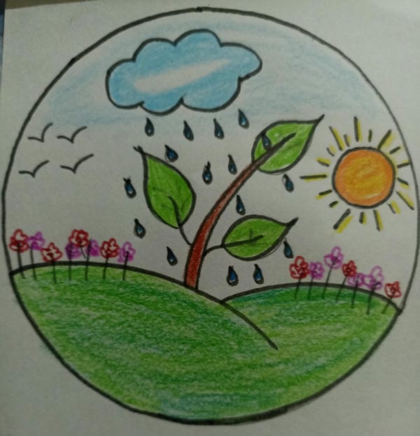 vẽ tranh bảo vệ môi trường bằng giấy a3​ 15