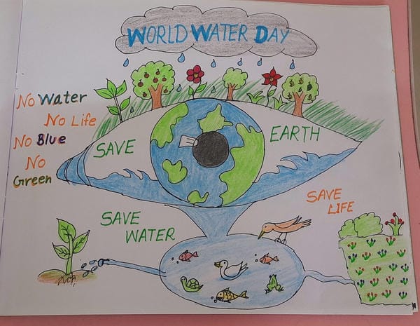 vẽ tranh bảo vệ môi trường bằng giấy a3​ 19