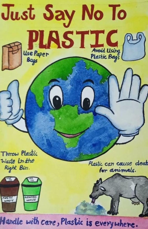 vẽ tranh cổ động bảo vệ môi trường 1