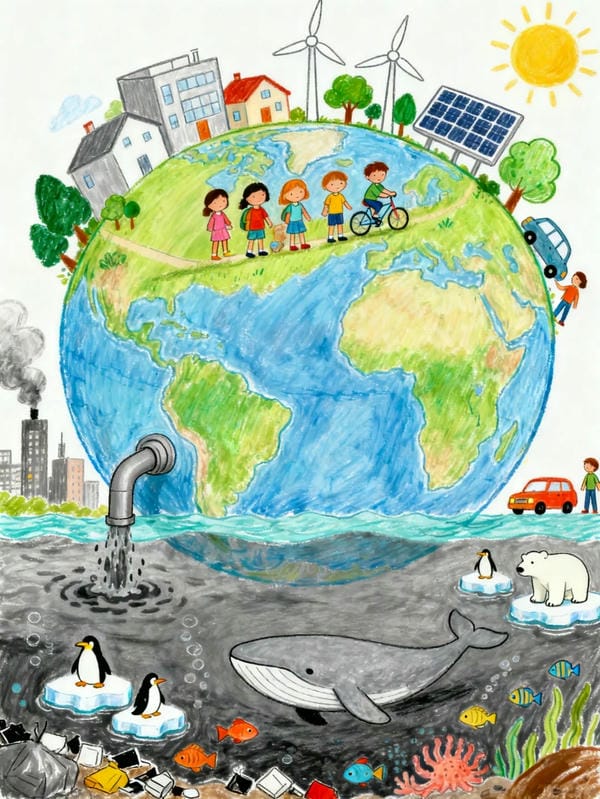 vẽ tranh cổ động bảo vệ môi trường 18