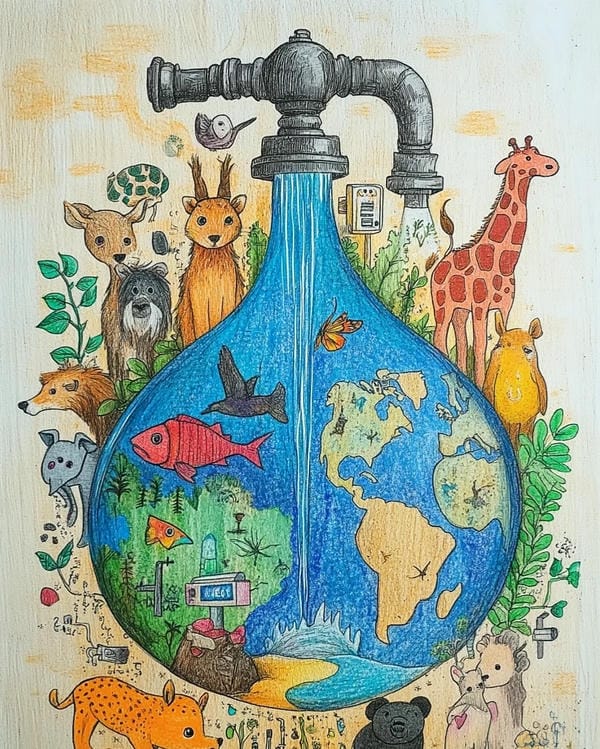 vẽ tranh cổ động bảo vệ môi trường 24