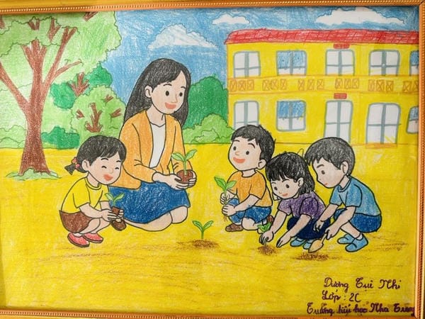 vẽ tranh đề tài 20 11 đẹp nhất anime 10