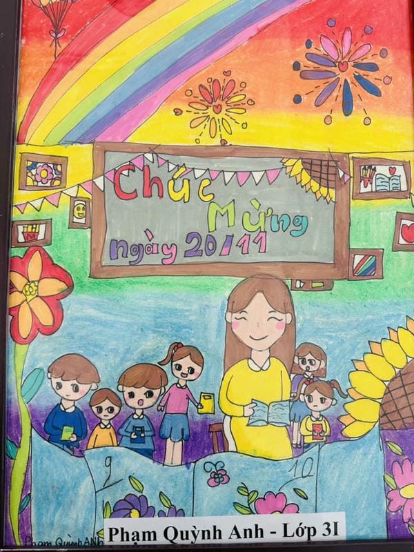 vẽ tranh đề tài 20 11 đẹp nhất anime 11