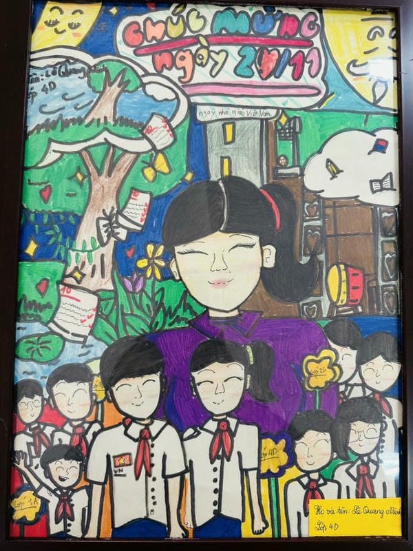 vẽ tranh đề tài 20 11 đẹp nhất anime 12