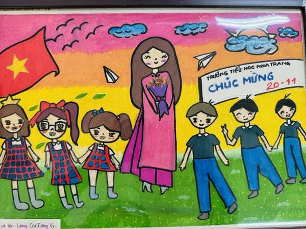 vẽ tranh đề tài 20 11 đẹp nhất anime 13