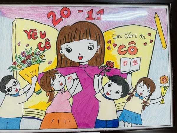 vẽ tranh đề tài 20 11 đẹp nhất anime 14