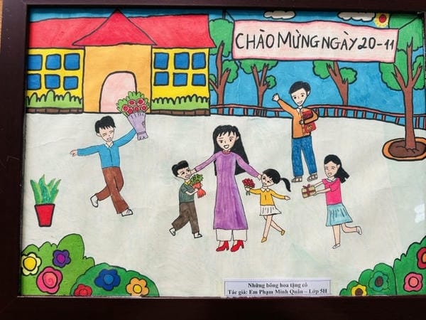 vẽ tranh đề tài 20 11 đẹp nhất anime 16