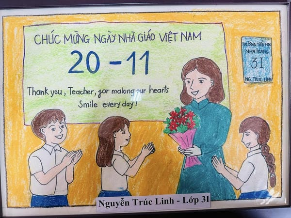 vẽ tranh đề tài 20 11 đẹp nhất anime 23