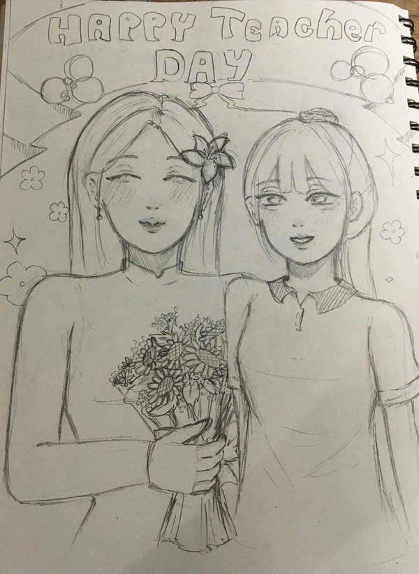 vẽ tranh đề tài 20 11 đẹp nhất anime 5