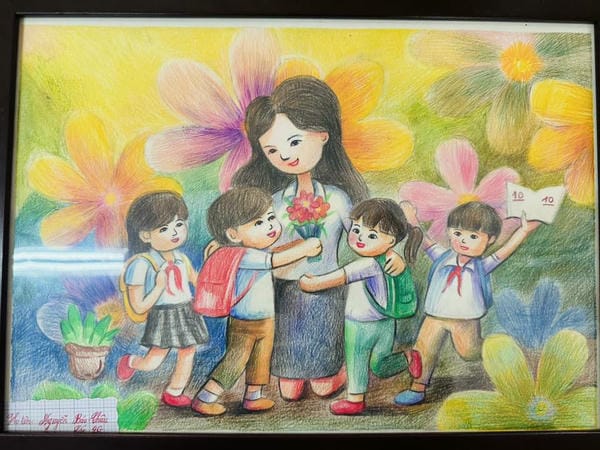 vẽ tranh đề tài 20 11 đẹp nhất anime 6